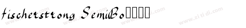 fischerstrong SemiBo字体转换